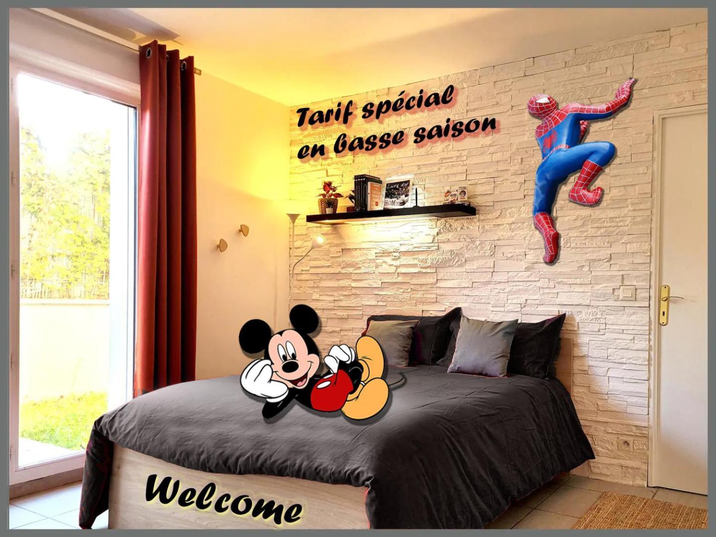 Appartement Avec Salle De Jeux Privee,10Min De Disney Transport En Commun 6 Couchages Шантлуп-ан-Бри Экстерьер фото